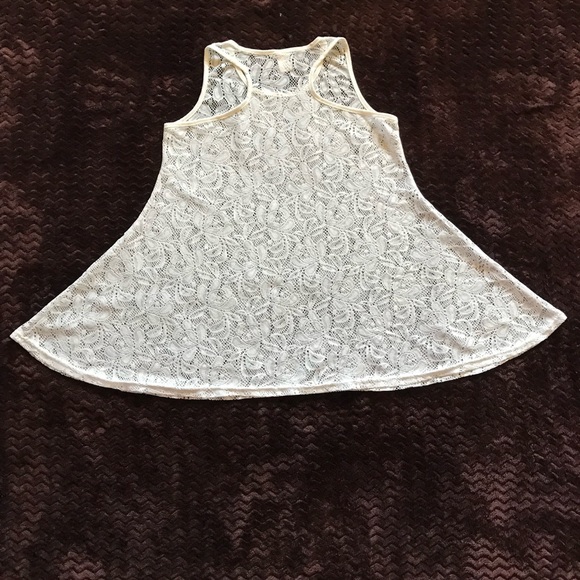 Brand:West loop. mini length and white floral pretty net top. - Picture 2 of 6